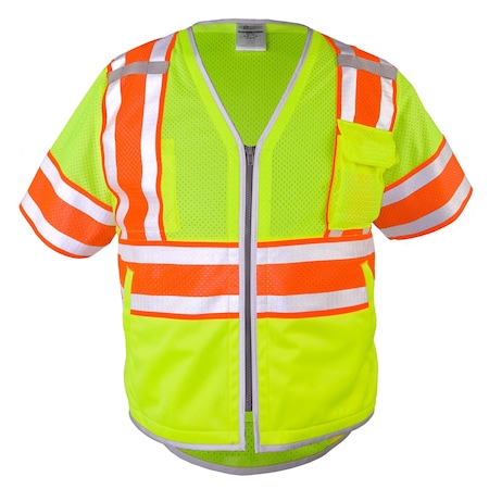 M, Lime, Class 3, Premium Brilliant Series Ultimate Reflective Vest